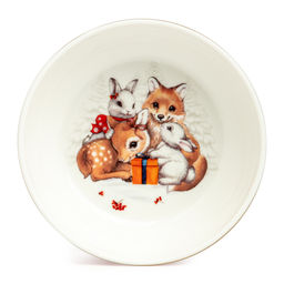 НАБОР ПОСУДЫ LEFARD C НОВЫМ ГОДОМ 3 ПР.: САЛАТНИК 800 МЛ, ТАРЕЛКА 19 СМ, КРУЖКА 400 МЛ  фото 4