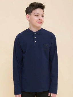 PELICAN, джемпер для мальчиков, Темно-синий  фото 4