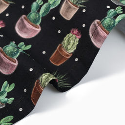 Скатерть «Этель» Succulents, 146×180 см, 100% хлопок, саржа 190 г/м²
