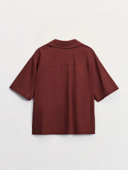 Блуза оверсайз из хлопка и вискозы ZR2605012010-21 / Zarina