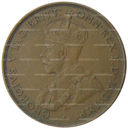 1 пенни 1933 года Австралия