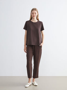 Bisiklet Yaka Kad?n Ti??rt