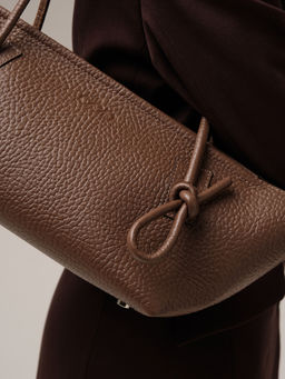 Кожаная сумка Linda DBR 31340 коричневый какао  фото 8