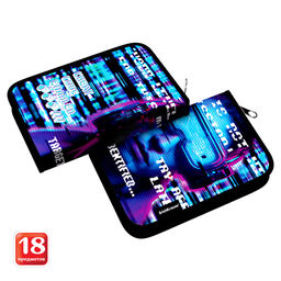 Цена за 1 шт. Пенал-книжка с наполнением ErichKrause 135x205x30мм Cyber Game