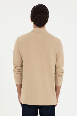 Мужская базовая толстовка песочного цвета - U.s. polo assn фото 5