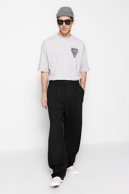 TRENDYOL MAN Siyah Wide Leg Bol Kumas Baggy Pantolon TMNSS23PL00039 - Trendyolmilla фото 13