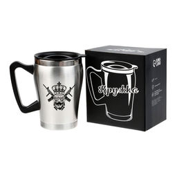 Термокружка King, 350 мл, сохраняет тепло 2 ч, 10?12 см