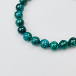 Браслет из Хризоколлы в Малахите - Радуга самоцветов фото 3