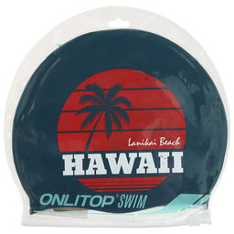 Шапочка для плавания детская ONLITOP HAWAII, силиконовая, обхват 46-52 см  фото 6