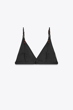 KNOT AND BEAD BIKINI TOP - Zara фото 5