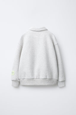 TEXTURED POLO SHIRT AND WIDE-LEG TROUSERS SET - Zara фото 3