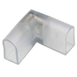 UTC-K-24/N22 CLEAR 010 POLYBAG Соединитель контактный L-образный для светодиодных лент ULS-N22 RGB NEON 220В, 10x18мм, 4 контакта. Цвет прозрачный, 10 штук в пакете. TM Uniel