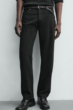 JEANS STRAIGHT FIT / Negro - Zara фото 5