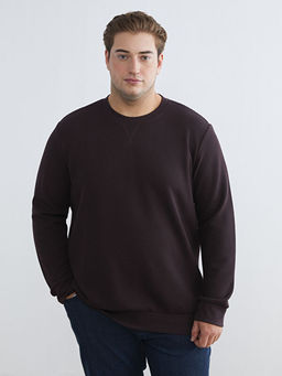 Bisiklet Yaka Erkek Sweatshirt