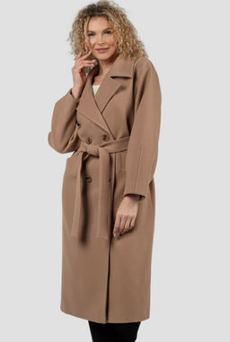 01-11894 Пальто женское демисезонное (пояс)
