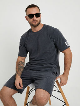 Костюм мужской махра "АНТОНИО" ГРАФИТ