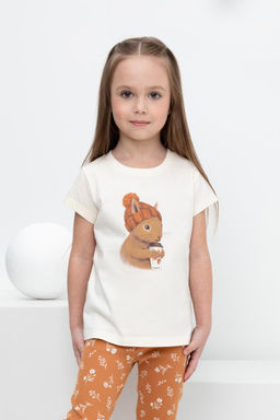 КР 302185/молочный к411 фуфайка для дев