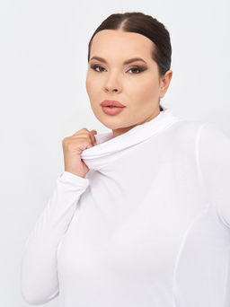 Водолазка из вискозы VD01103WHT00 - Артесса фото 6