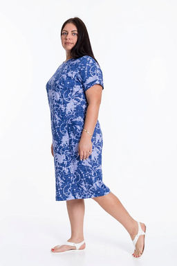 Платье М324085б синий - Елена фото 8