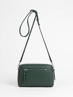 Женская кожаная сумка Richet 3176LN 852 Зеленый