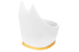 Подставка под ложку 180 мл 9,5*9,5*13,5 см Айсберг на бамбуковой подставке - Elan gallery фото 5