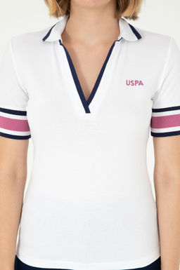 Женская белая футболка Неожиданная скидка в корзине - U.s. polo assn фото 6