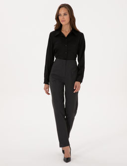 Siyah Comfort Fit Uzun Kollu G_mlek - Pierre cardin фото 4