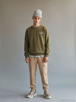 Beli Lastikli Erkek ?ocuk Kargo Jogger Pantolon