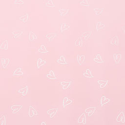 Пленка для цветов, сердечки, 57 см × 10 м, розовый, 65 микрон