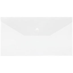 Папка с кнопкой C6+ СТАММ, прозрачная, бесцветная (ММ-32280) 150мкм