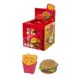 Ластик ErichKrause "Cheat Meal" (65587) в виде фастфуда, термопластичная резина, 26*27*19 / 22*14*29см, в ассорт.