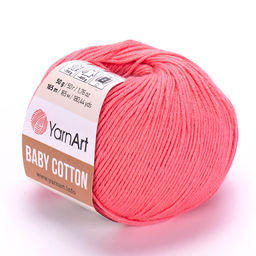 Беби коттон (Baby cotton) пряжа YarnArt 50%хлопок 50%акрил10x50г/165м