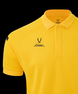 Поло JOGEL CAMP 2 Poly Polo, желтый/черный  фото 4
