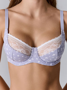 Бюстгальтер макси женский с кружевом - Mark formelle фото 5