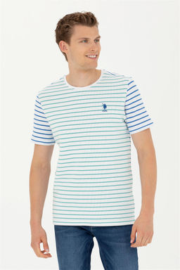 Мужская мятная футболка с круглым вырезом Неожиданная скидка в корзине - U.s. polo assn фото 3