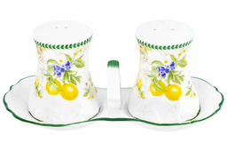 Набор д/специй 2 пр. Лимоны 16,5*9*7,5 см, на подставке NEW BONE CHINA - Elan gallery фото 4