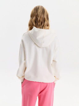 PELICAN, толстовка для девочек, Молочный  фото 3