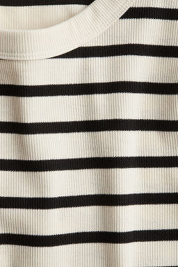 Ribbed T-shirt - H&m фото 3