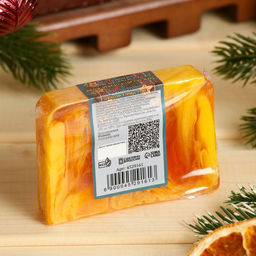 Мыло СПА - уход для бани и сауны Апельсин-Корица-Кофе Добропаровъ 80 гр  фото 3