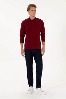 Erkek Bordo Basic Sweatshirt Sepette S_rpriz _ndirim - U.s. polo assn фото 11