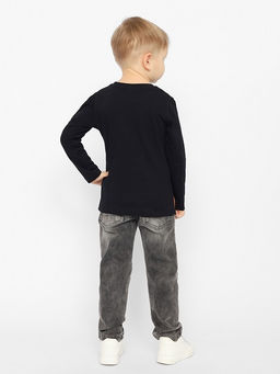 CRB wear/CWKB 63233-22-328 Джемпер для мальчика,черный/Ex.Cherubino  фото 4