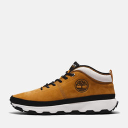Мужские кроссовки для активного отдыха Timberland Winsor Trail Mid Leather желтые  фото 5