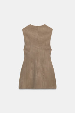 STRIPED SHORT DRESS - Zara фото 8