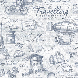 Кофр подвесной для хранения, 4 секции, 30*30*84 см, TRAVELLING INDIGO, шт - Valiant фото 3