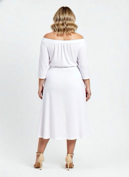 Юбка трикотажная ZUB17407WHT02 - Артесса фото 3