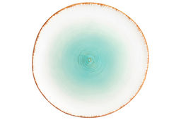 Тарелка обеденная 26,5*26,5*2,5 см Кантри бирюзовая - Elan gallery фото 4