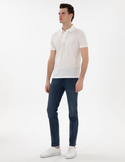 Beyaz Slim Fit Ti__rt
