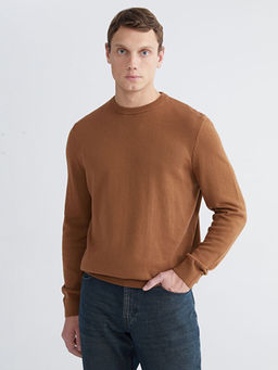 Bisiklet Yaka Erkek Triko Kazak