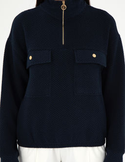 Lacivert Oversize Sweatshirt - Pierre cardin фото 6