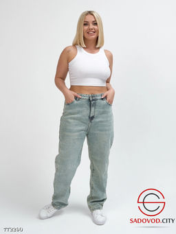 Джинсы стрейч широкие женские - Bruno фото 7